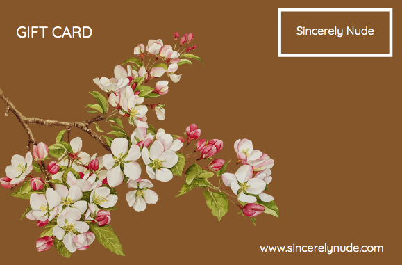 Sincerely Nude Gift Card