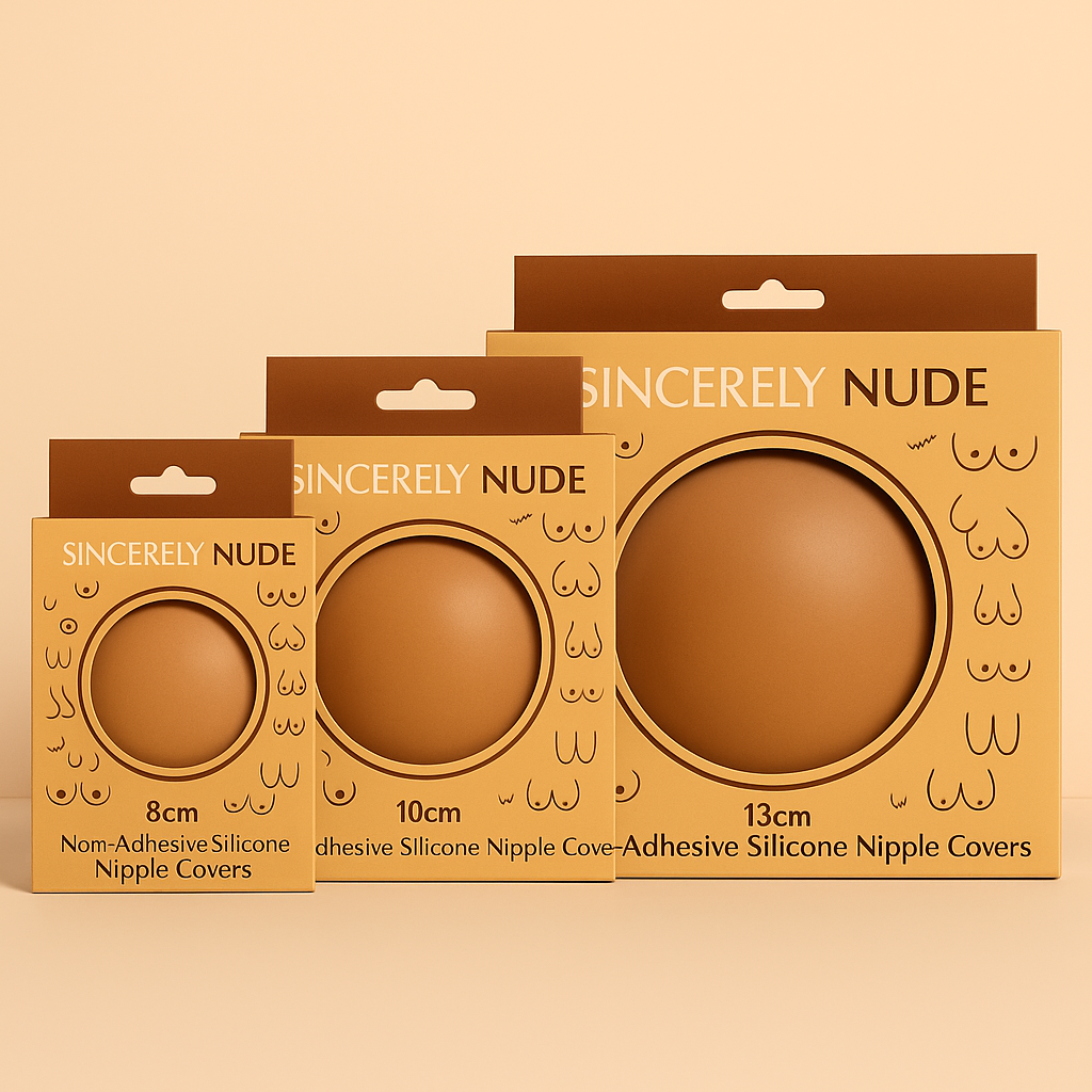 Non-Adhesive Round Silicone Reusable Nipple Covers