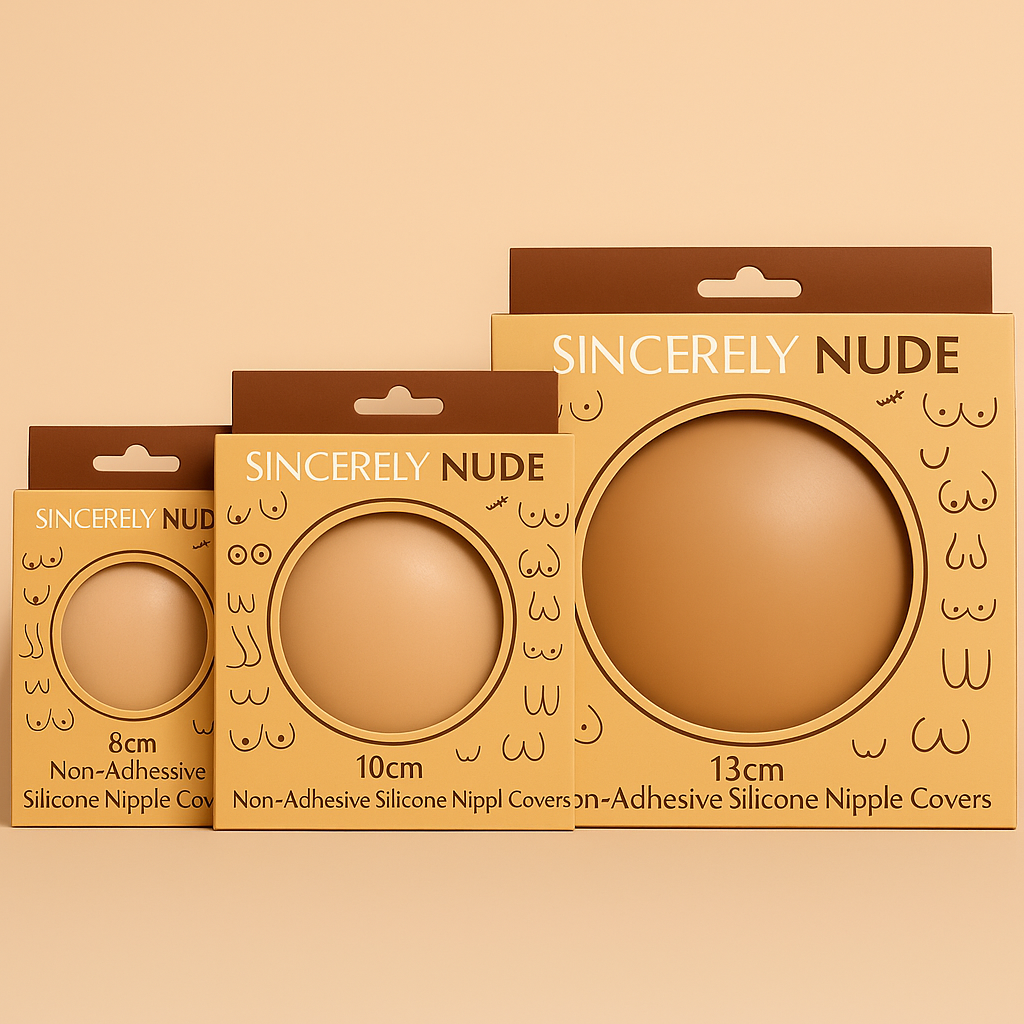 Non-Adhesive Round Silicone Reusable Nipple Covers